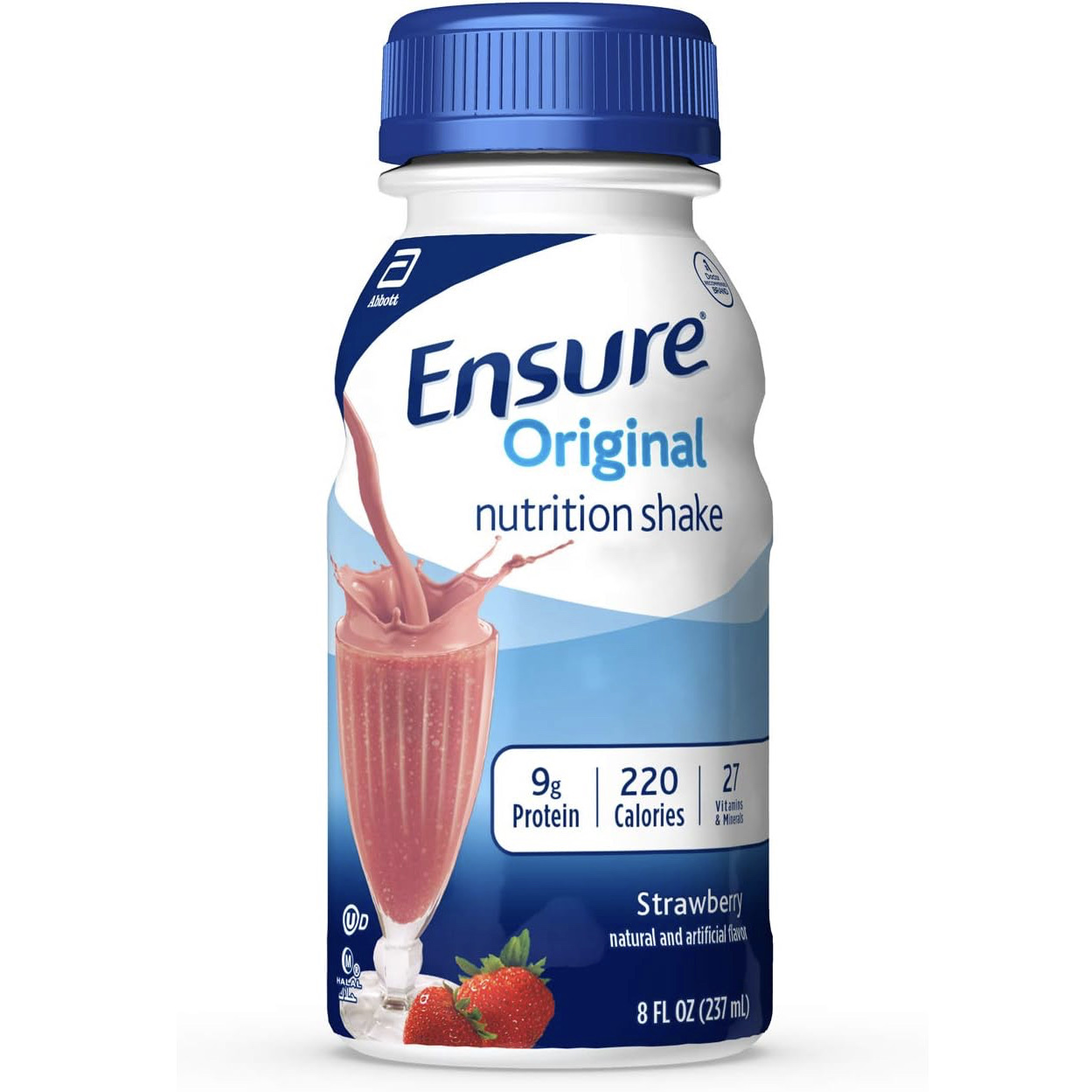 Ensure Original, Fraise, Boisson Nutritionnelle, 237 mL