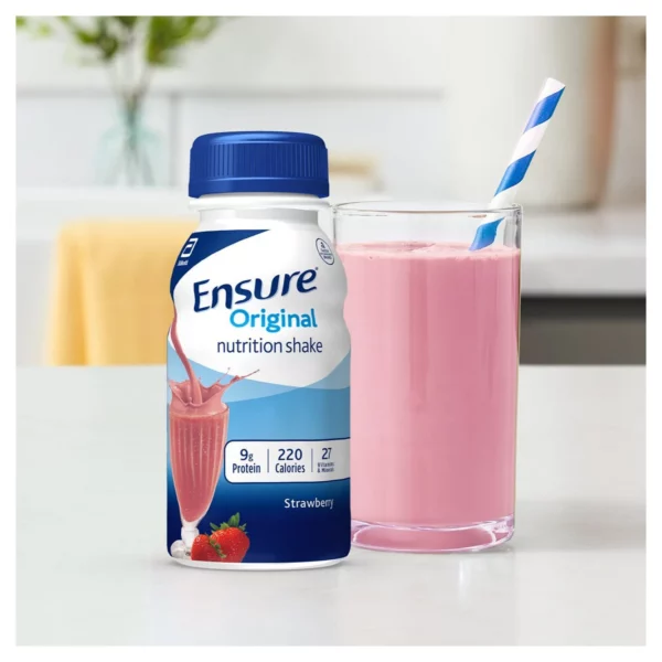 Ensure Original, Fraise, Boisson Nutritionnelle, 237 mL – Image 2