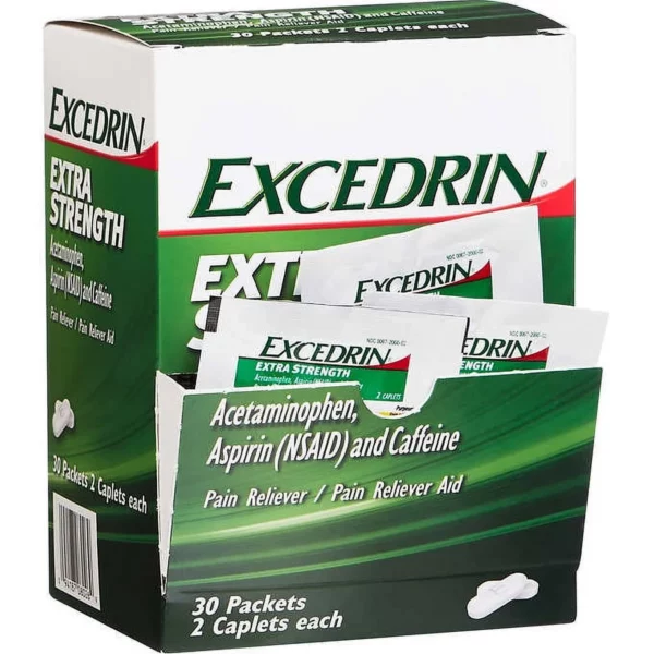Excedrin Extra Fort - Anti-Migraine, Anti-Douleur, 30 Paquets de 60 Comprimés – Image 5