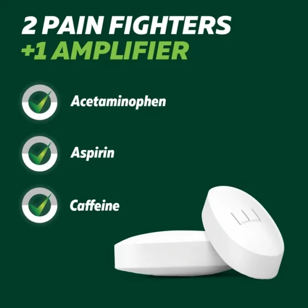 Excedrin Extra Fort - Anti-Migraine, Anti-Douleur, 30 Paquets de 60 Comprimés – Image 2