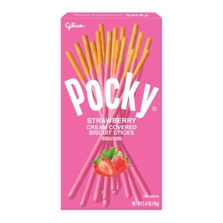 Pocky - Bâtonnets, Biscuits Crème Fraise, 40g