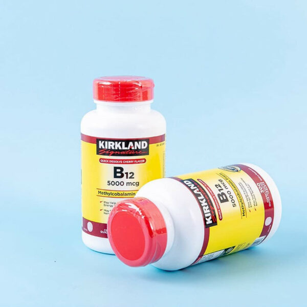 Supplément Vitamine B-12, 5000 mcg, Énergie & Système Nerveux, Dissolution Rapide, 300 Comprimés – Image 4