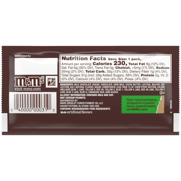 M&M's Classique, Chocolat au Lait Grand Format, 48g – Image 10