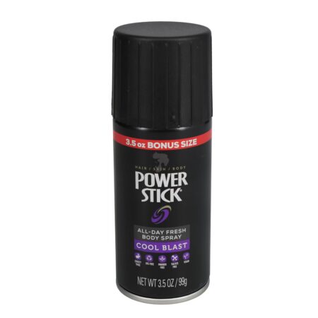 Déodorant Corporel Power Stick Men's Cool Blast, Anti-Odeur et Fraîcheur Intense, 99g