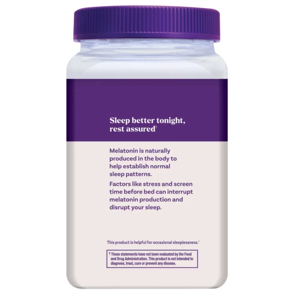 Mélatonine Natrol 5mg Gummies, Aide au Sommeil Rapide, 180 Gommes – Image 3