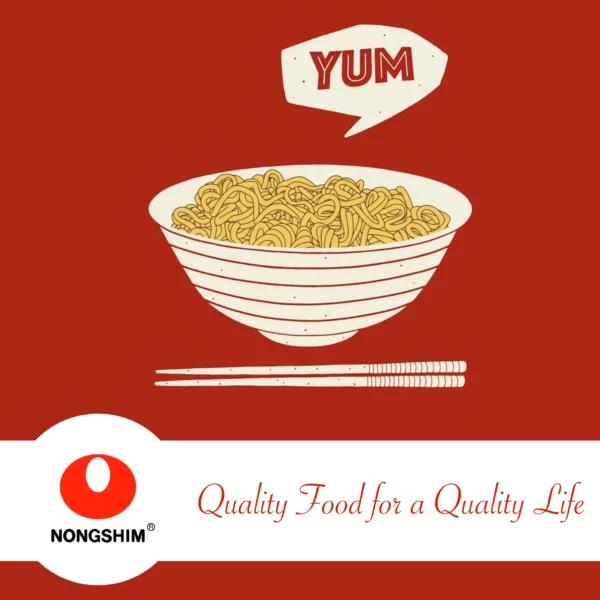 Soupe de Nouilles Épicées Gourmet, Nongshim Shin Ramyun, Ramen Coréen US, 120g – Image 4