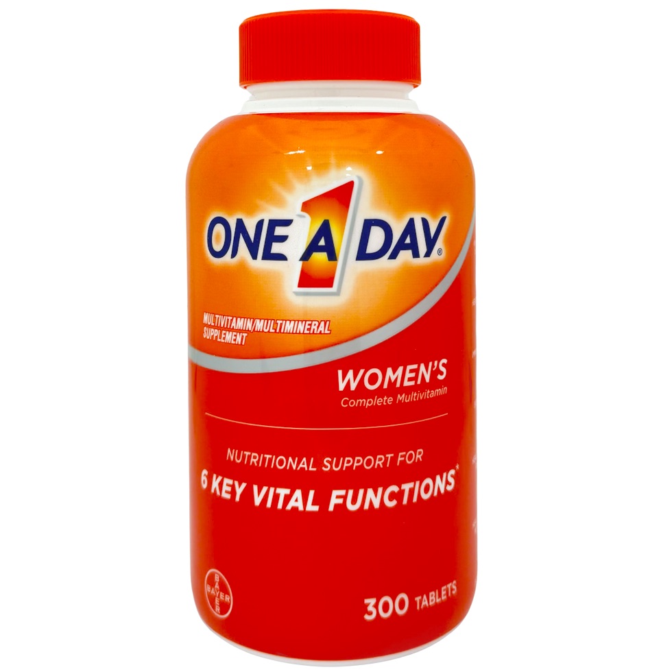One A Day Women's Complete, Multivitamines, Formule Femme, 300 Comprimés