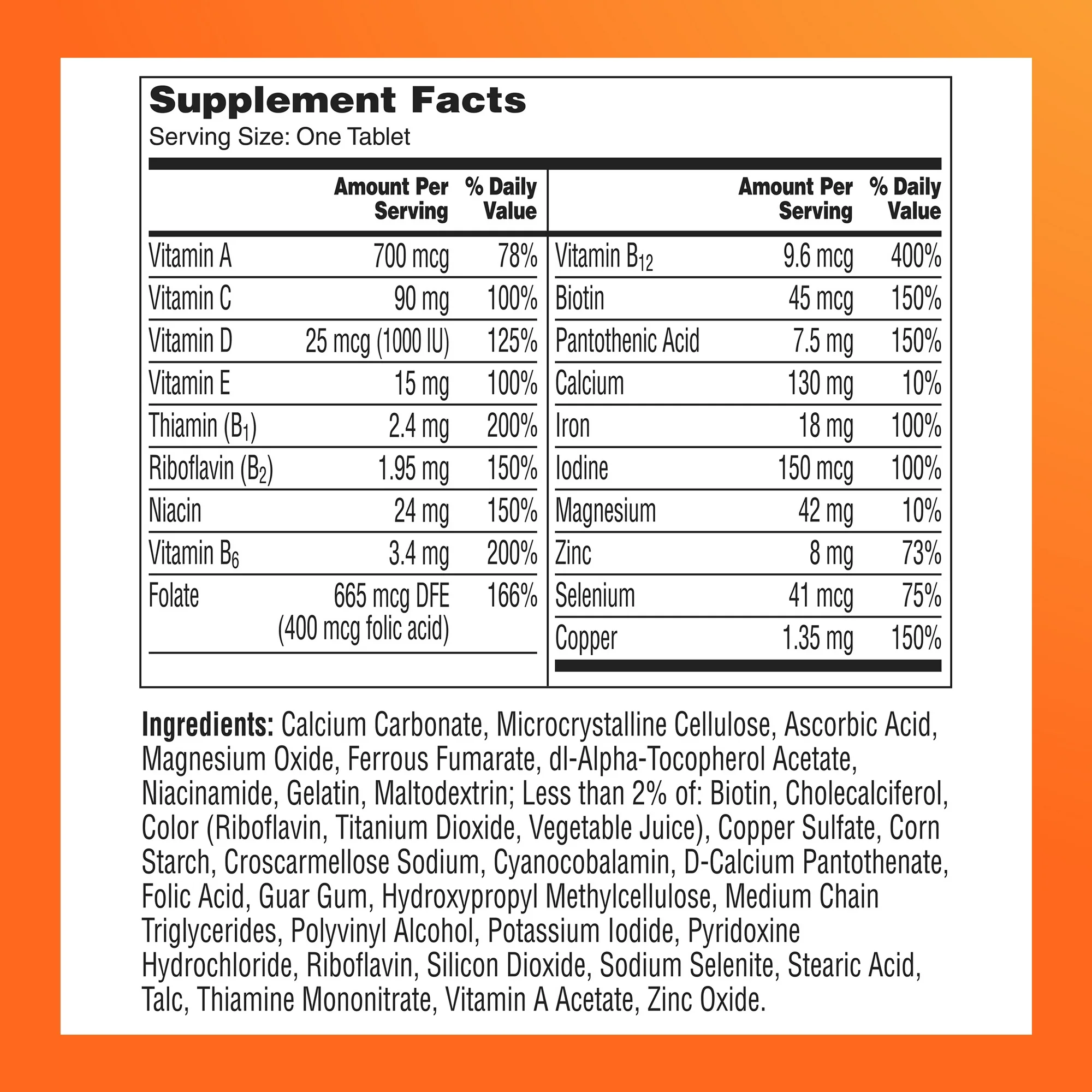 One A Day Women's Complete, Multivitamines, Formule Femme, 300 Comprimés – Image 5