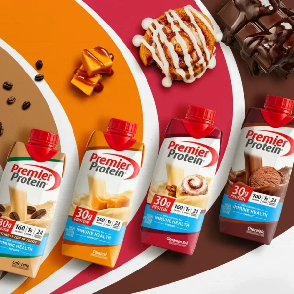 Premier Protein, Shake Protéiné, Café Latte, Prêt-à-Boire, 325 mL – Image 7