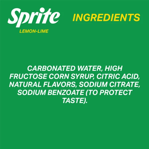 Canette Soda Sprite Lemon Lime, Boisson Gazeuse Américaine, 355 mL – Image 4