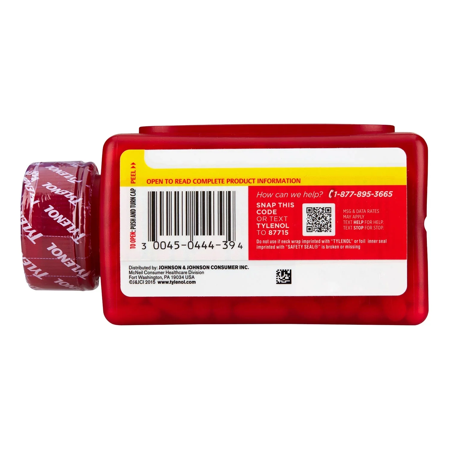 Tylenol Extra Fort 500 mg, Anti-Douleur & Anti-Fièvre (Acétaminophène), 325 Comprimés – Image 3