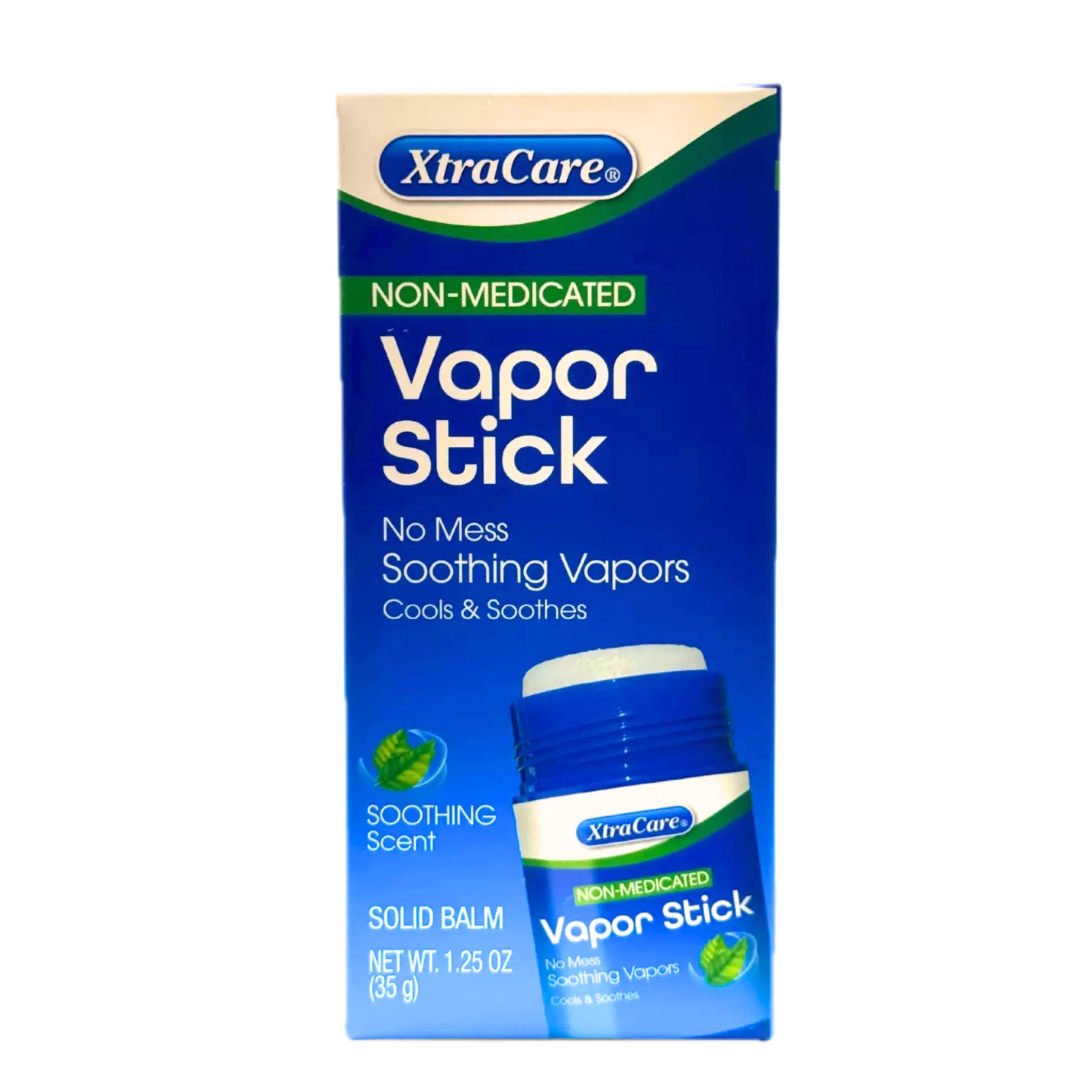 Stick Vapo XtraCare, Soulagement Rhume et Toux, Non Médicamenteux, Parfum Menthol, 35g