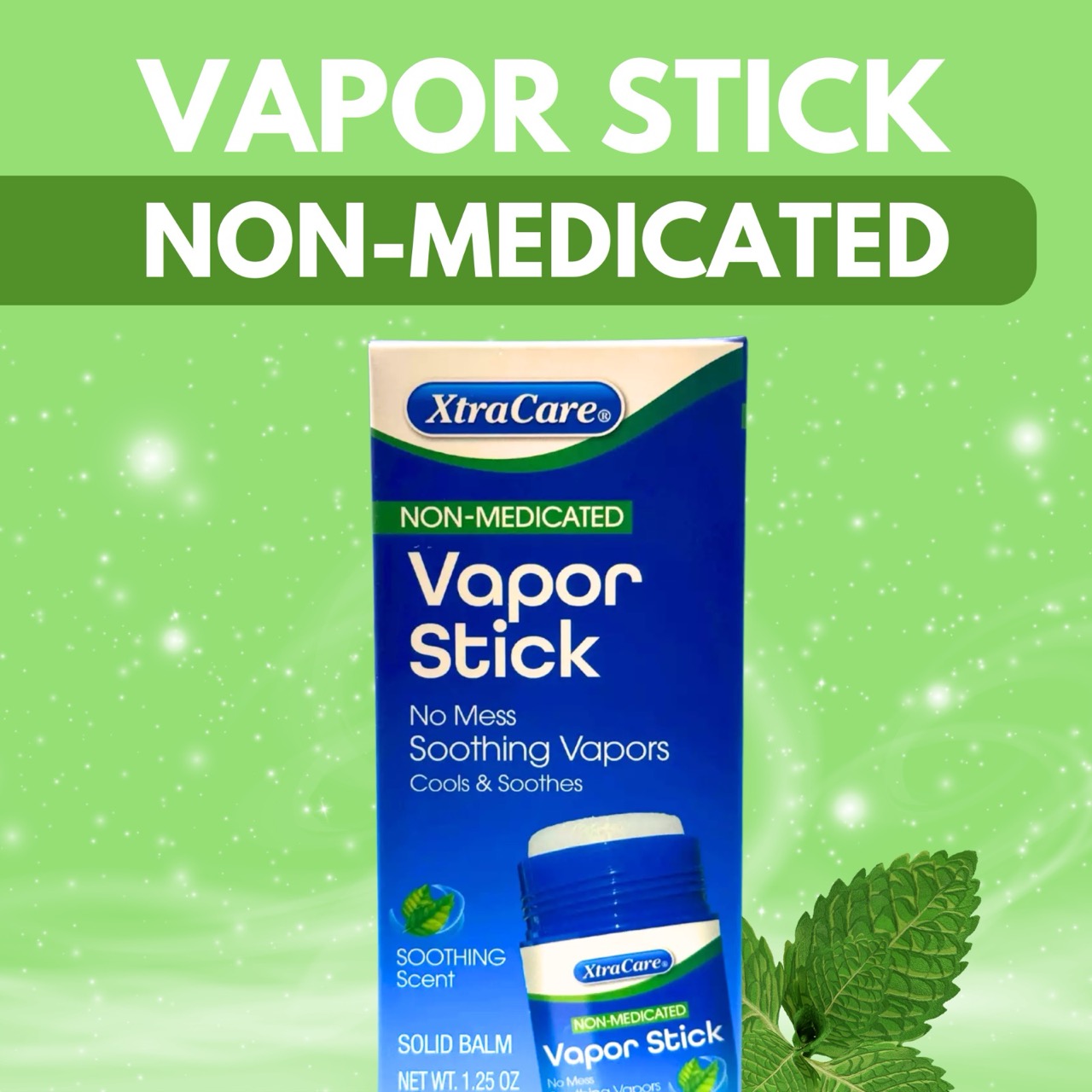 Stick Vapo XtraCare, Soulagement Rhume et Toux, Non Médicamenteux, Parfum Menthol, 35g – Image 6