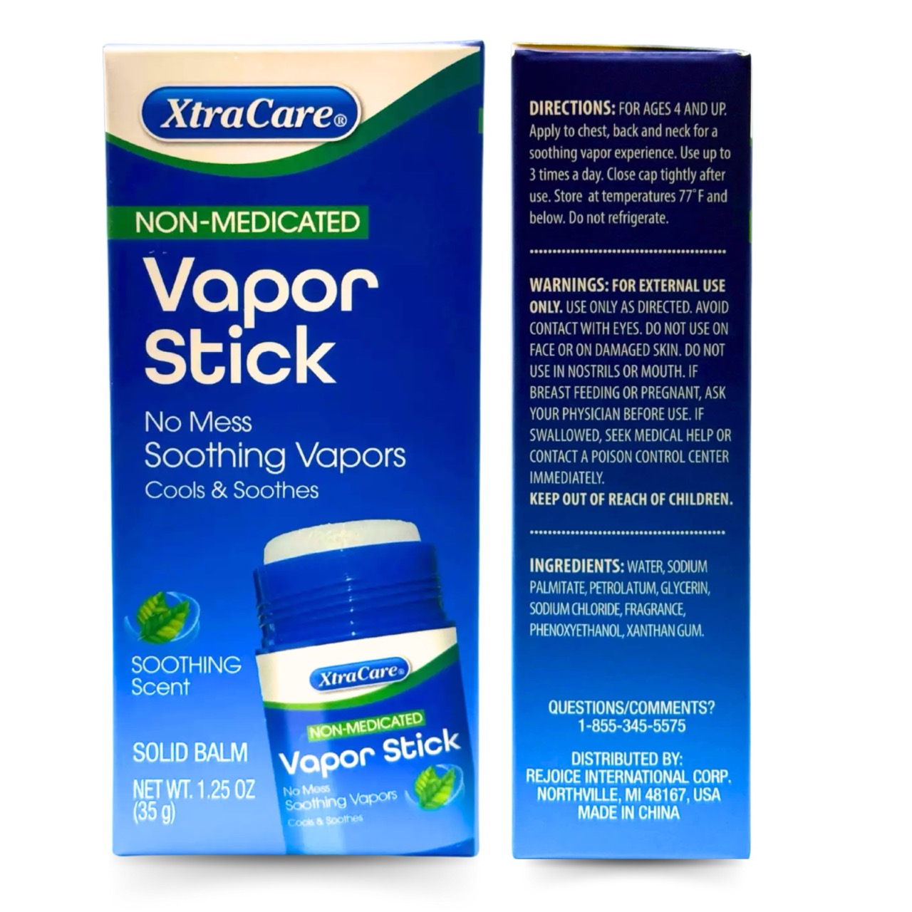 Stick Vapo XtraCare, Soulagement Rhume et Toux, Non Médicamenteux, Parfum Menthol, 35g – Image 3