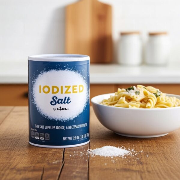 Sel de Cuisine Iodé Fin, Iodized Salt by Lidl, 737g – Image 2