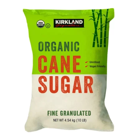 Sucre de Canne Biologique, Kirkland Signature, Grand Sac, 4.54 kg