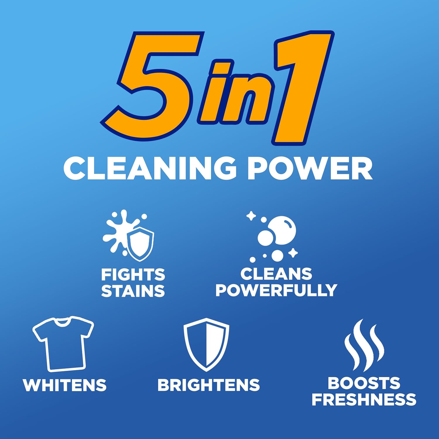 Lessive ARM & HAMMER Plus OxiClean Max, Nettoyage Profond, 5.91 L – Image 6