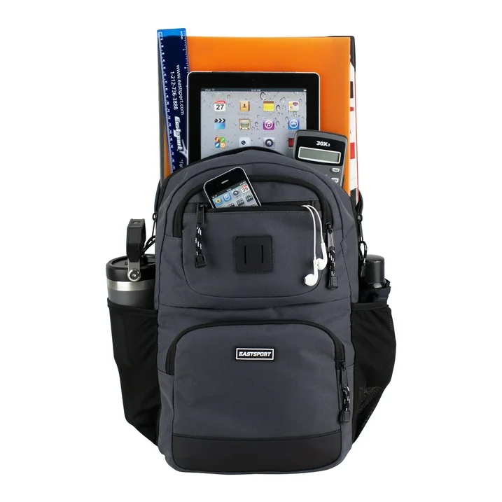 Sac à Dos EASTSPORT Eclipse Core 48 cm (Unisexe), Couleur Gris foncé Acier, Grand Volume & Durable – Image 8