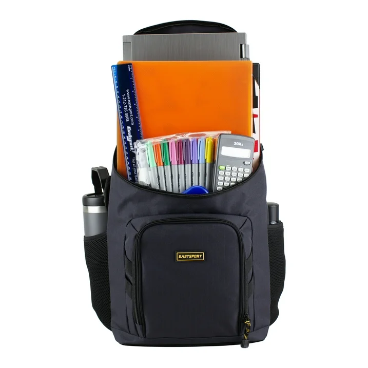 Sac à Dos EASTSPORT Prince, Taille 17" (43 cm) Top Loader, Ripstop Nine Iron, Ouverture Par le Haut & Ordinateur – Image 8