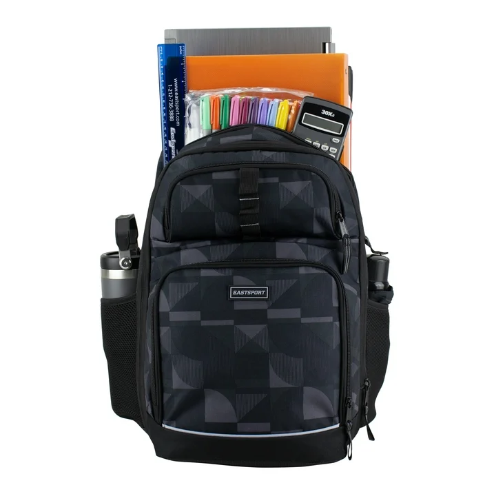 Sac à Dos EASTSPORT Pro Extensible Taille 19"(48 cm), Recyclé & Écologique, Motif STUDIO GEO – Image 9