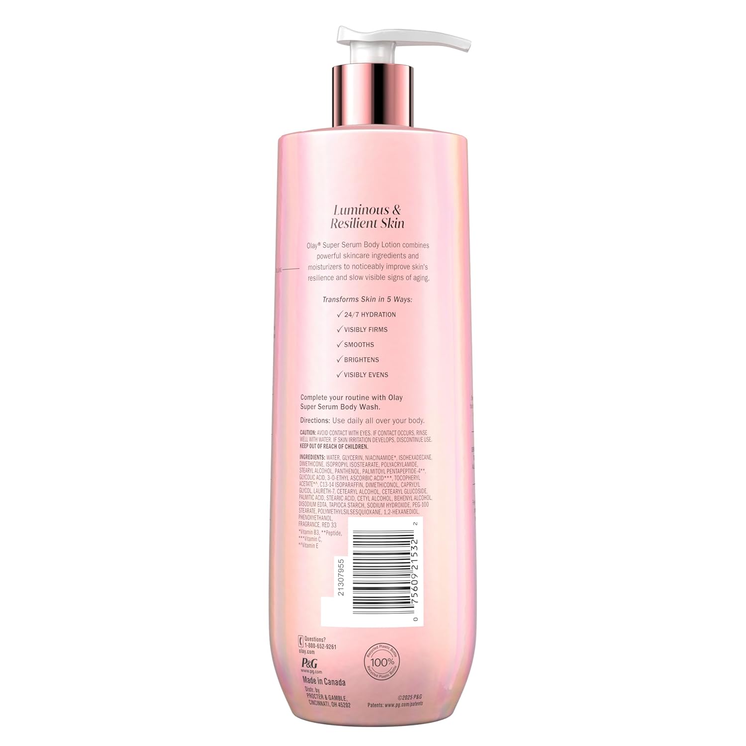 Lotion Corporelle Olay SUPER SERUM, Anti-Âge & Hydratante, Peau Sèche, 547 mL – Image 8