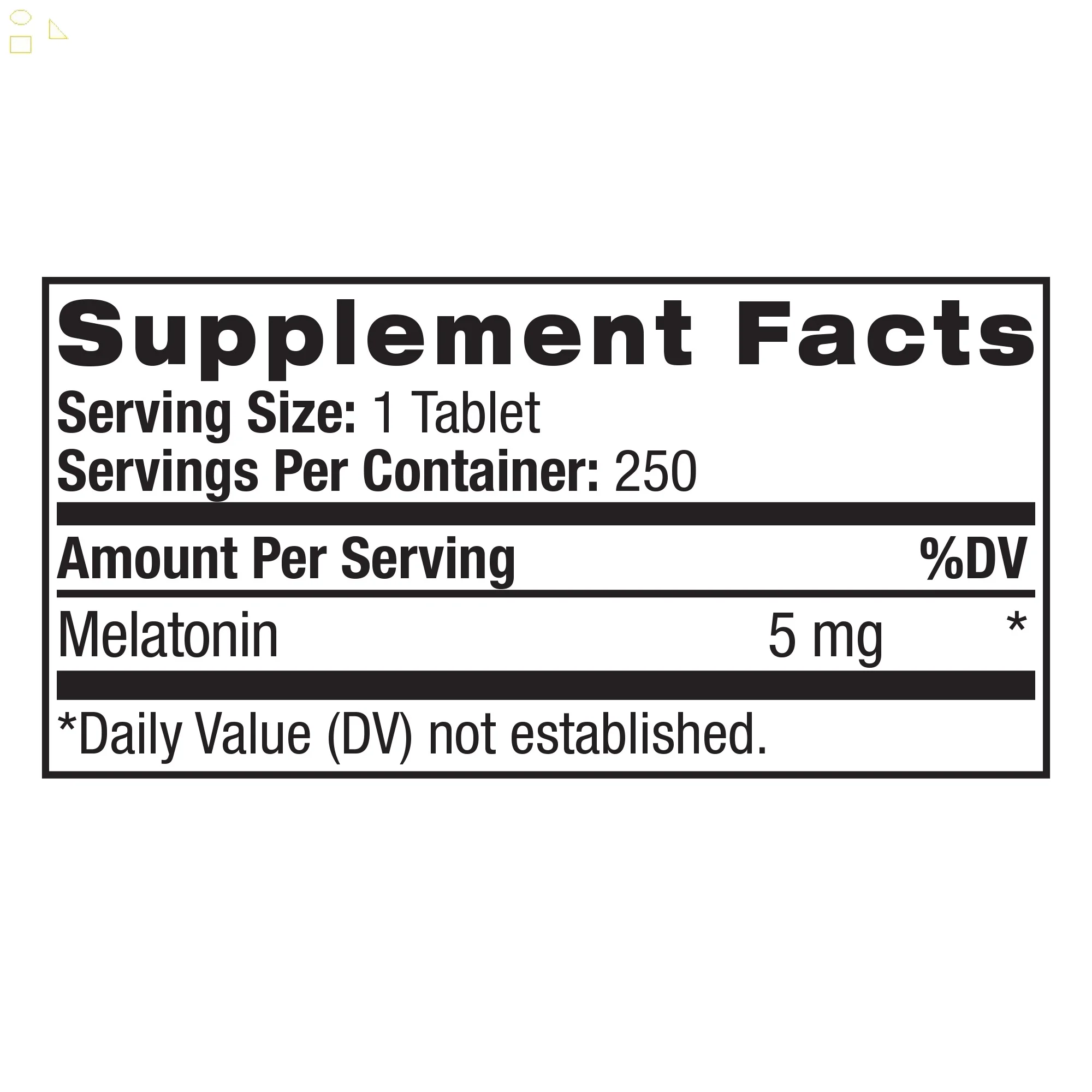 Mélatonine Natrol 5 mg, Aide Sommeil, Comprimés Dissolution Rapide, 250 Comprimés – Image 3