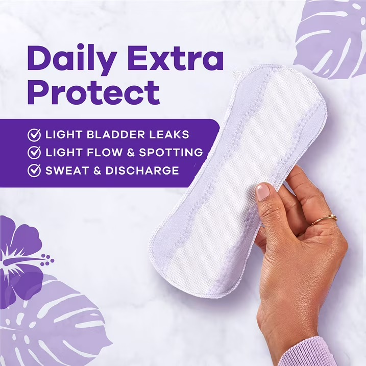 Protège-slips Always Xtra Protection Daily Liners Long, Anti-Bunch & Sans Parfum, 200 Unités – Image 4