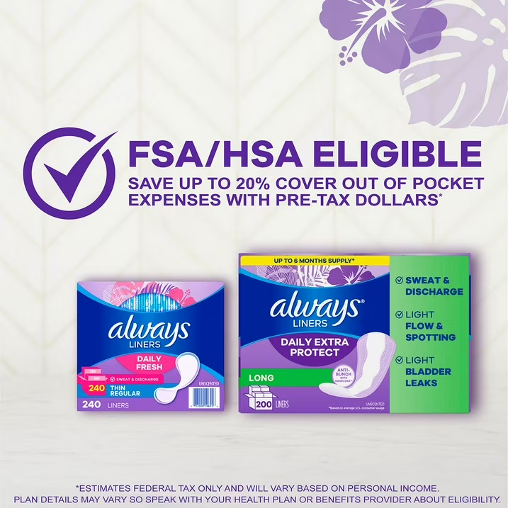 Protège-slips Always Xtra Protection Daily Liners Long, Anti-Bunch & Sans Parfum, 200 Unités – Image 9