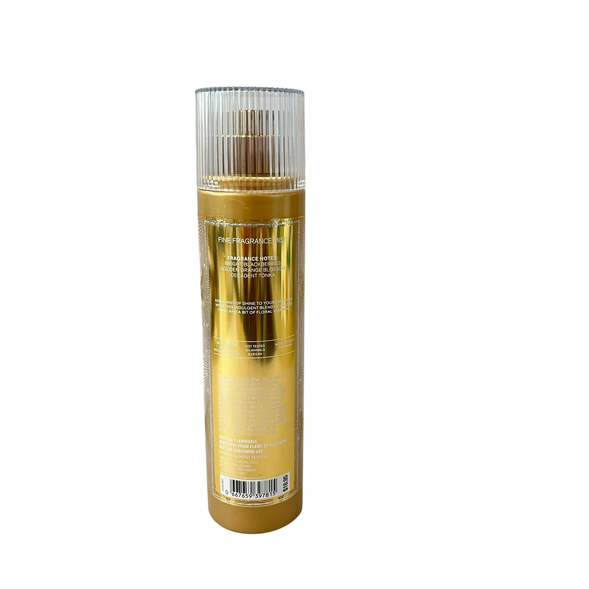 Parfum Bath & Body Works Touch Of Gold Fine Fragrance Mist, 236 mL – Image 2