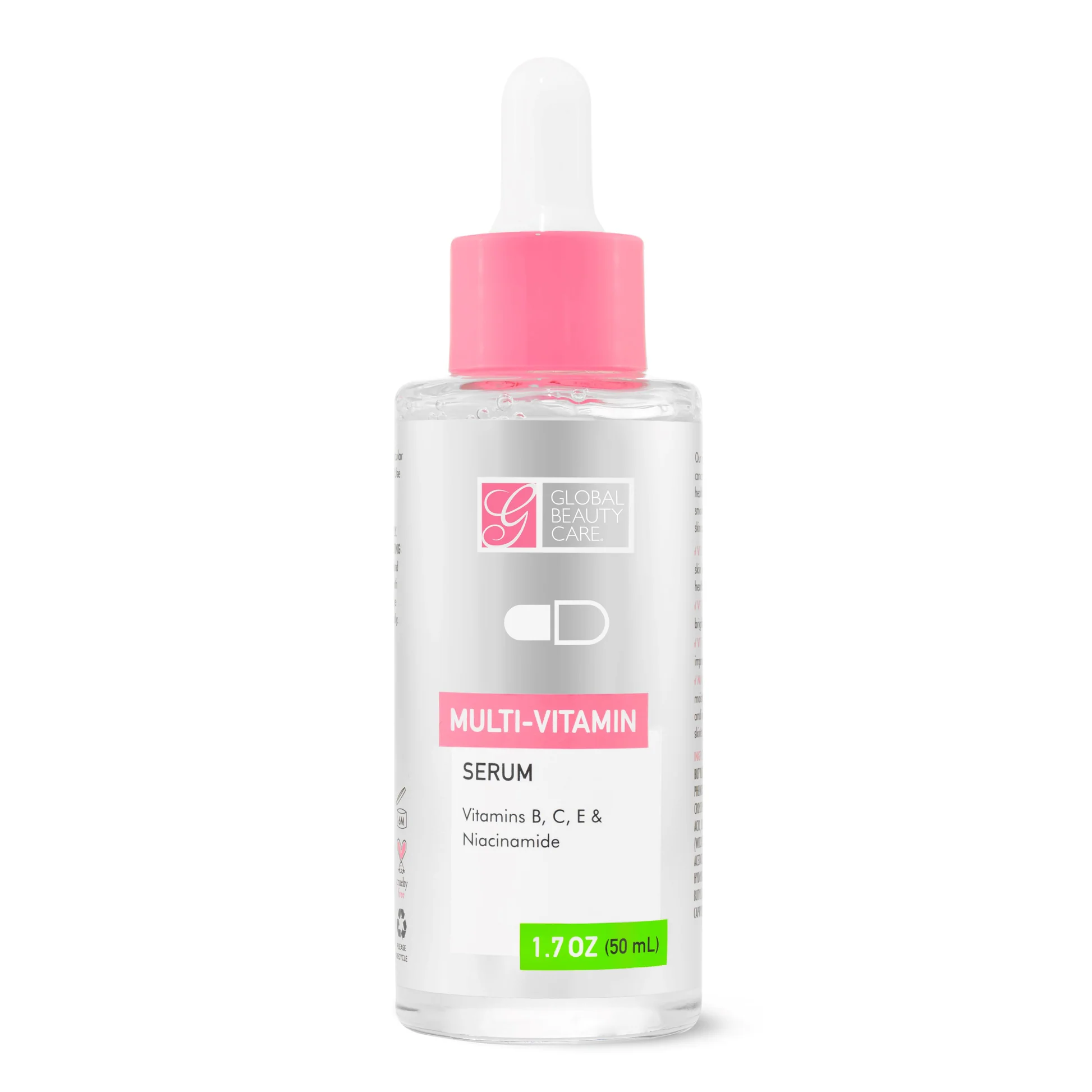 Sérum Visage Global Beauty Care Multi-vitamin Serum, Éclat Et Nutrition, 50 mL