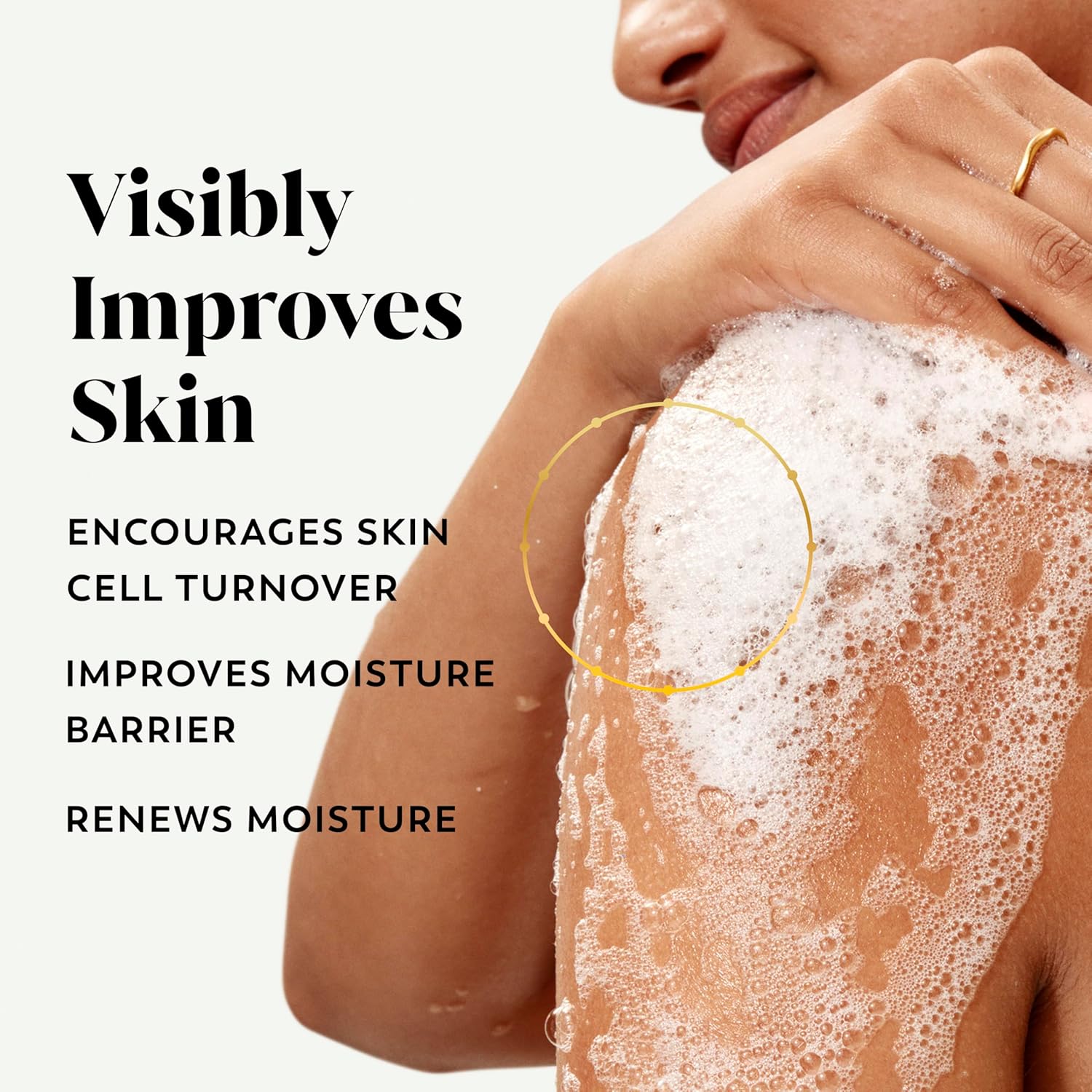 Gel Douche Olay Tone Brightening, Complexe Sérum Vitamine C Et BHA, Éclat Et Unité Du Teint, 591 mL – Image 3