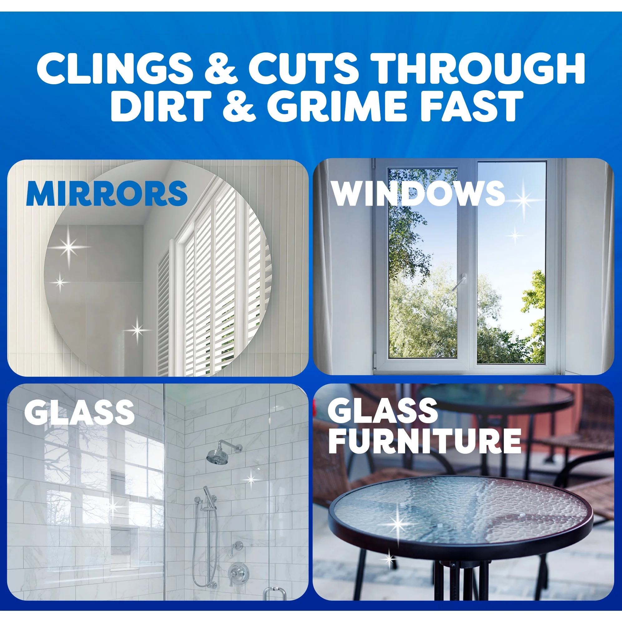 Nettoyant Vitres En Mousse Windex Fast Shine, Spray Aérosol Anti-Goutte, Brillance Instantanée Sans Traces, 538 g – Image 4