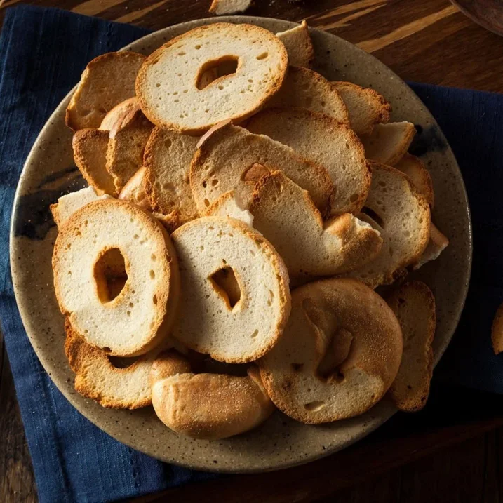 7Days Bagel Chips, Croustilles de Bagel à l'Ail Rôti (Roasted Garlic), Ingrédients Naturels et Non-GMO, 90g – Image 6