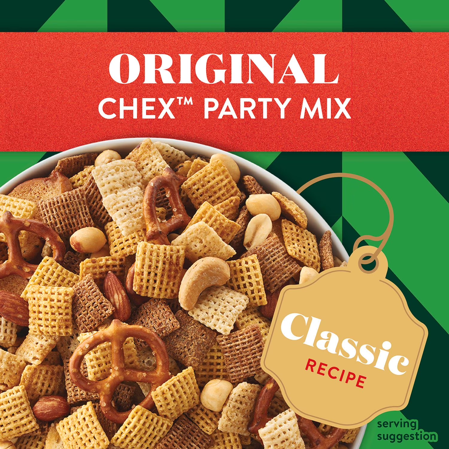 Chex Cereal Party Mix Variety Pack, Trio de Céréales Maïs, Riz et Blé, Format Géant 1,53 kg – Image 2