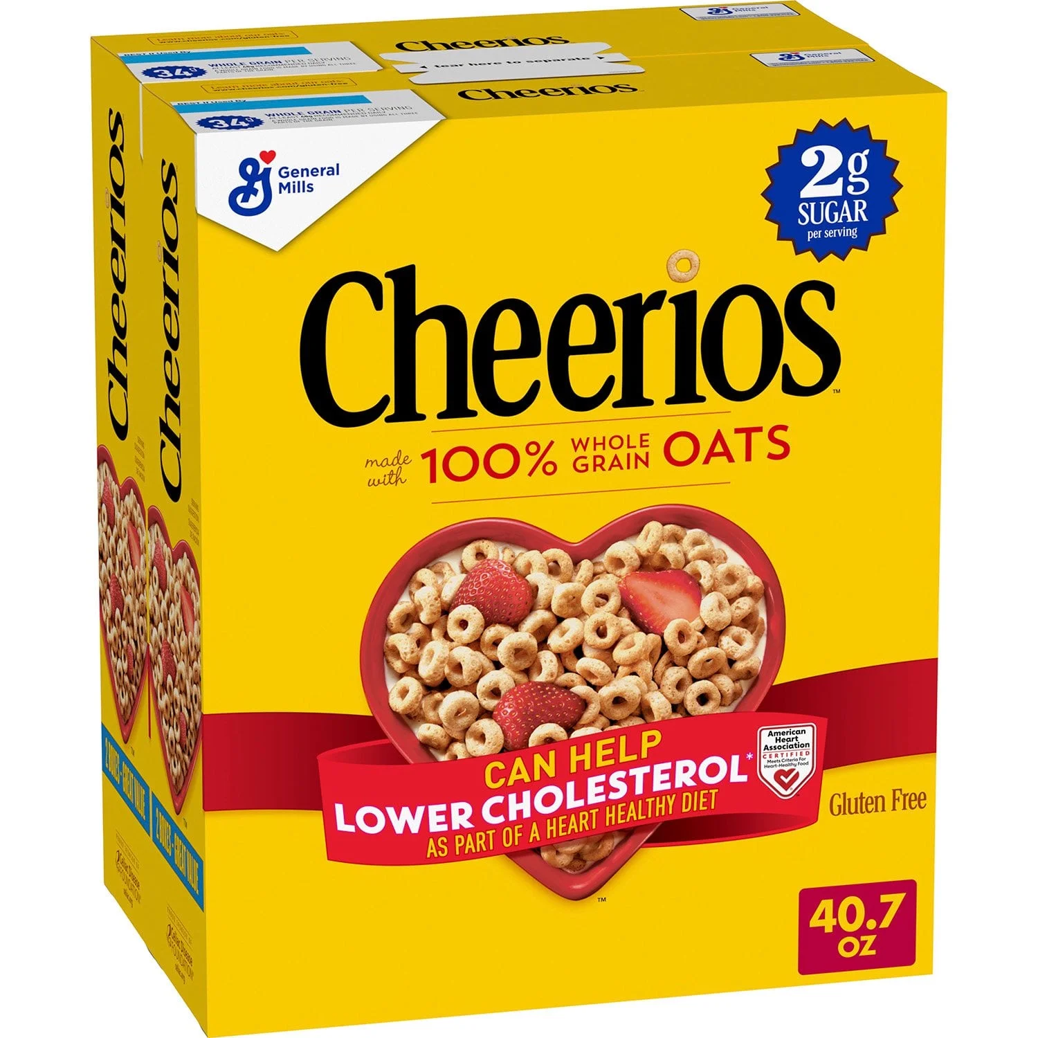 Céréales Cheerios Original, 100% Avoine Complète, Format Géant Familial, 1.15 kg