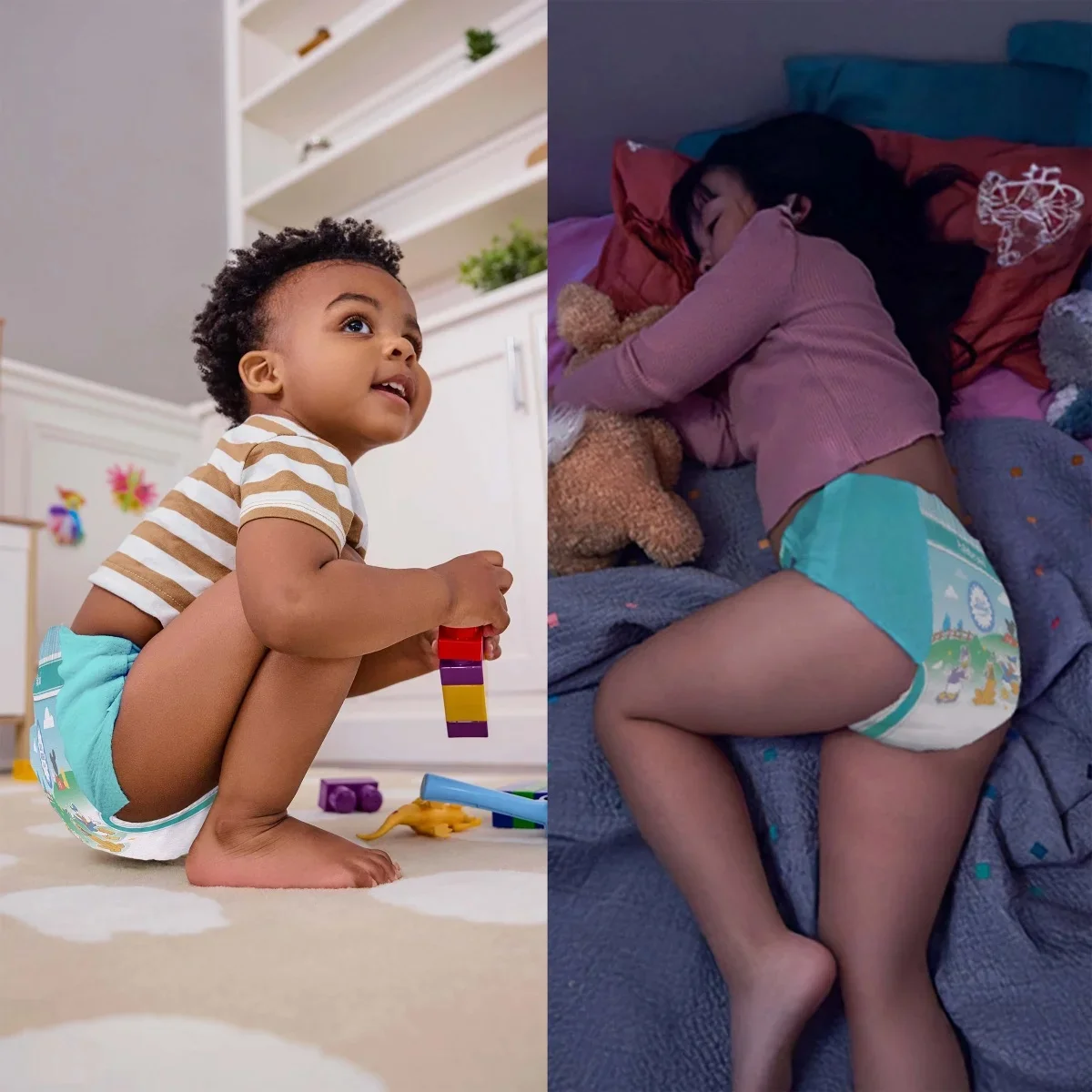 Huggies Pull-Ups Plus - Culottes d'Apprentissage Unisexe, Taille 3T-4T (15 à 21 kg), Pack de 116 Unités – Image 2