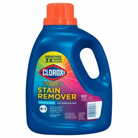 Clorox 2 for Colors Stain Remover & Color Booster, Détachant et Raviveur de Couleurs, 102 Lavages, 3,33 L