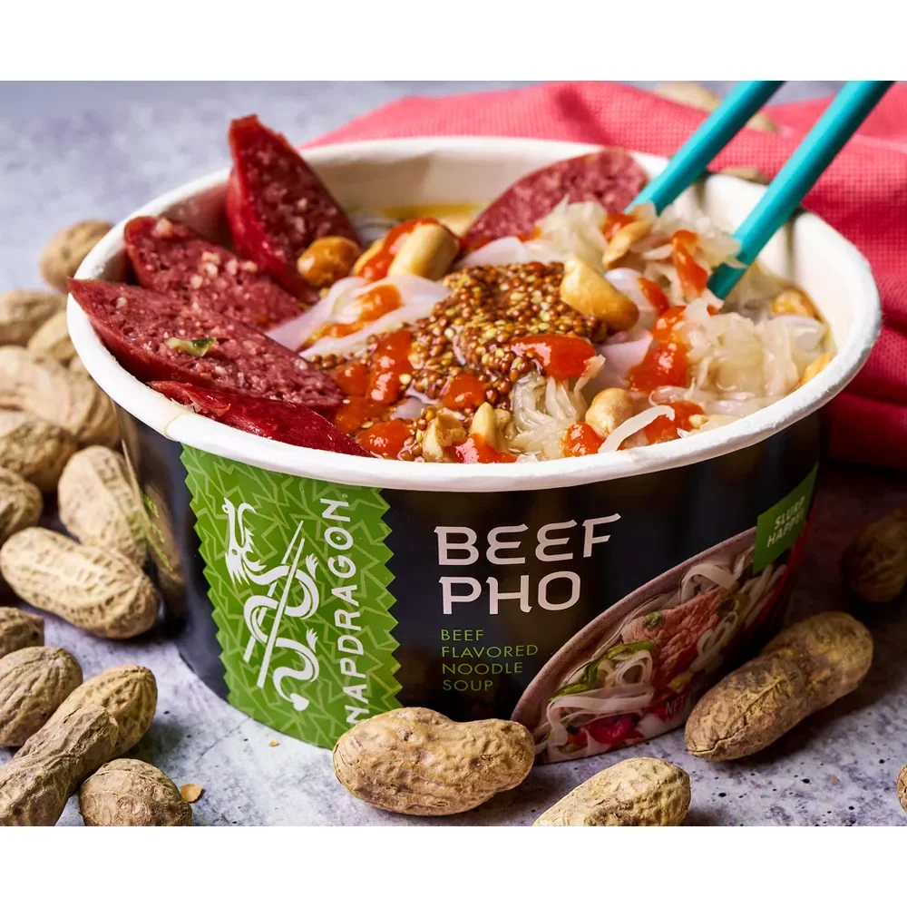 Soupe de Nouilles New Snapdragon Vietnamese Pho, au Riz Saveur Bœuf, 76 g – Image 2