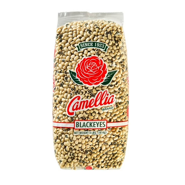 Haricots Cornilles Camellia Blackeyed Peas, Qualité Supérieure, 1,81 kg