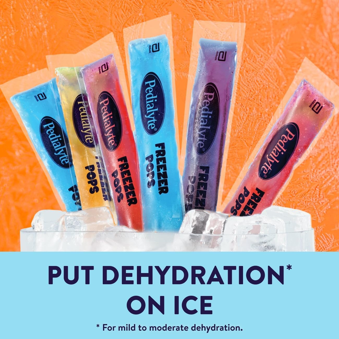 Pedialyte Freezer Pops, Bâtonnets Glacés de Réhydratation, Pack de Variétés Saisonnières, 16 Unités – Image 2