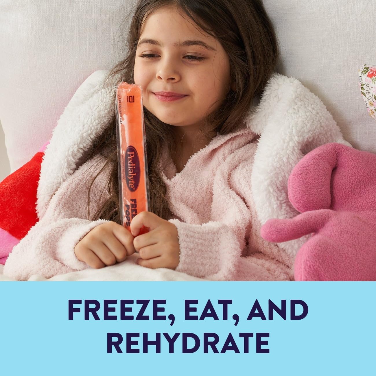 Pedialyte Freezer Pops, Bâtonnets Glacés de Réhydratation, Pack de Variétés Saisonnières, 16 Unités – Image 4