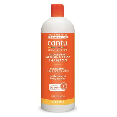 Shampoing Cantu Fair Trade Shea Butter - Crème Lavant au Beurre de Karité Équitable, 1000 mL